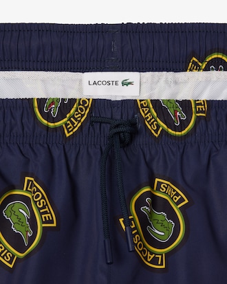 Men's Logo Badge Swim Trunks