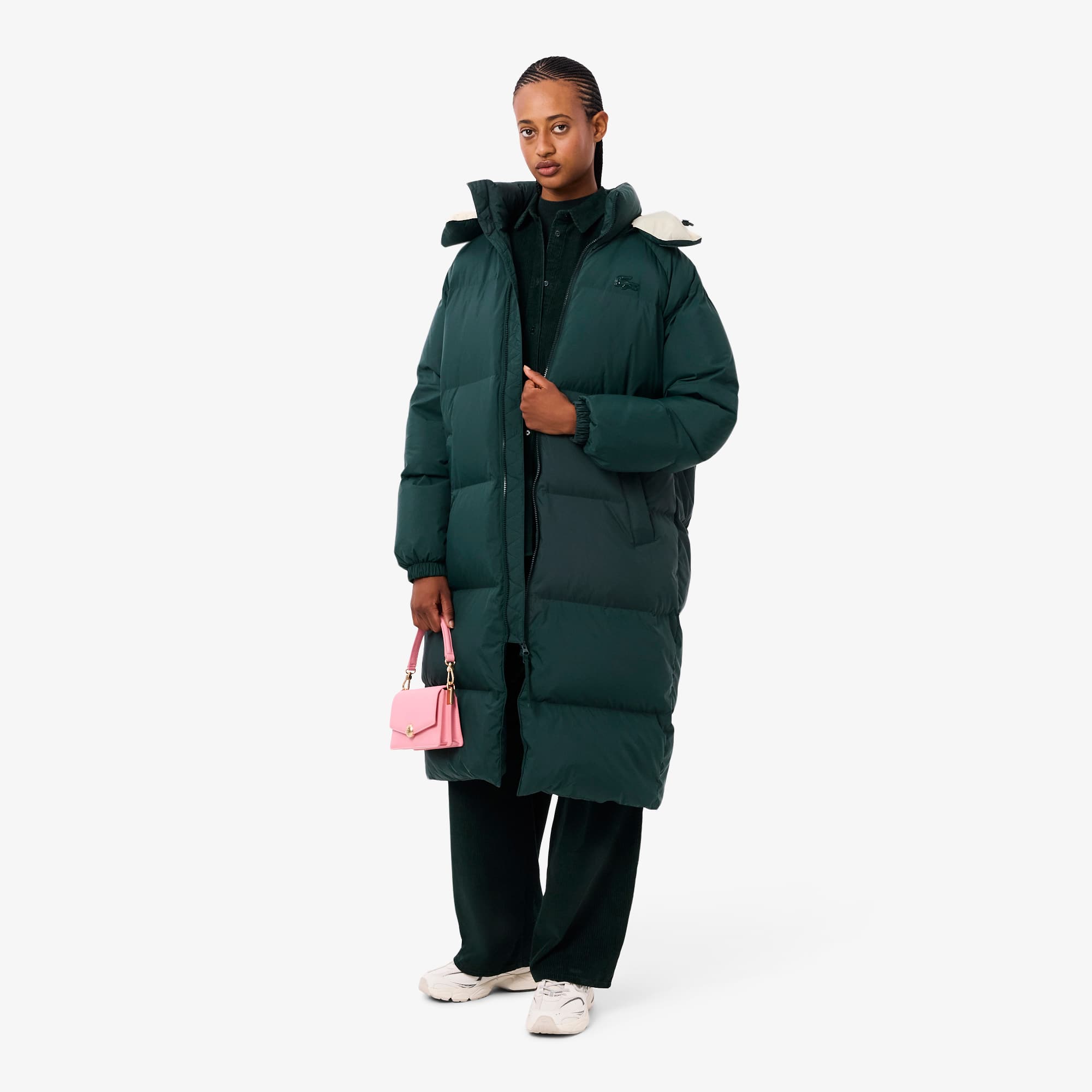 ロングコート　Lサイズ　beauty &youth Women's Long Oversized Down Jacket - Lacoste Sale - New In 2026
