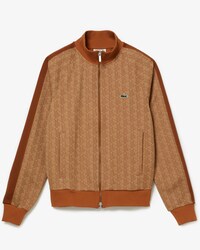 Men's Regular Fit Monogram Zip-Up Sweatshirt
