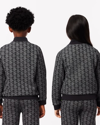 Sudadera con monograma Paris de cuello alto y Cierre para niño