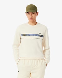 Men's Branded Stripe Tennis Sweatshirt