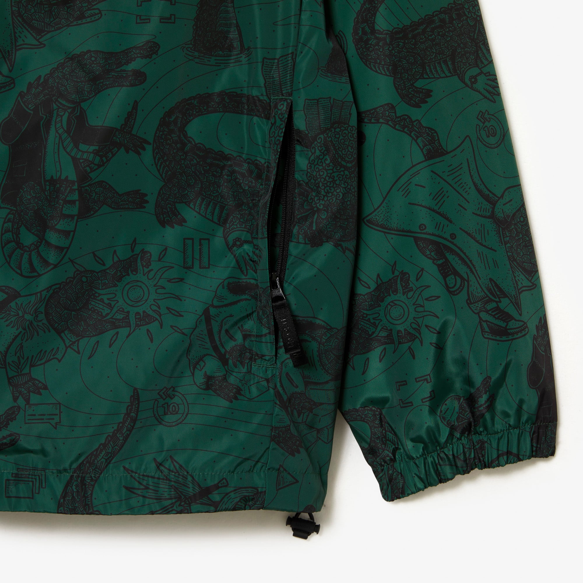 Unisex Lacoste x Netflix Printed Hooded Jacket - Jackets & Coats 