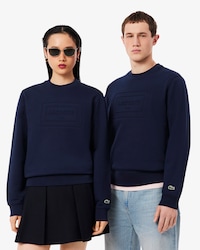 Embossed Fleece Sweatshirt