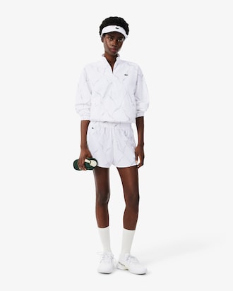 Reflective Print Lined Tennis Shorts