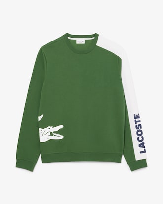 Men's Printed Fleece Lounge Sweatshirt