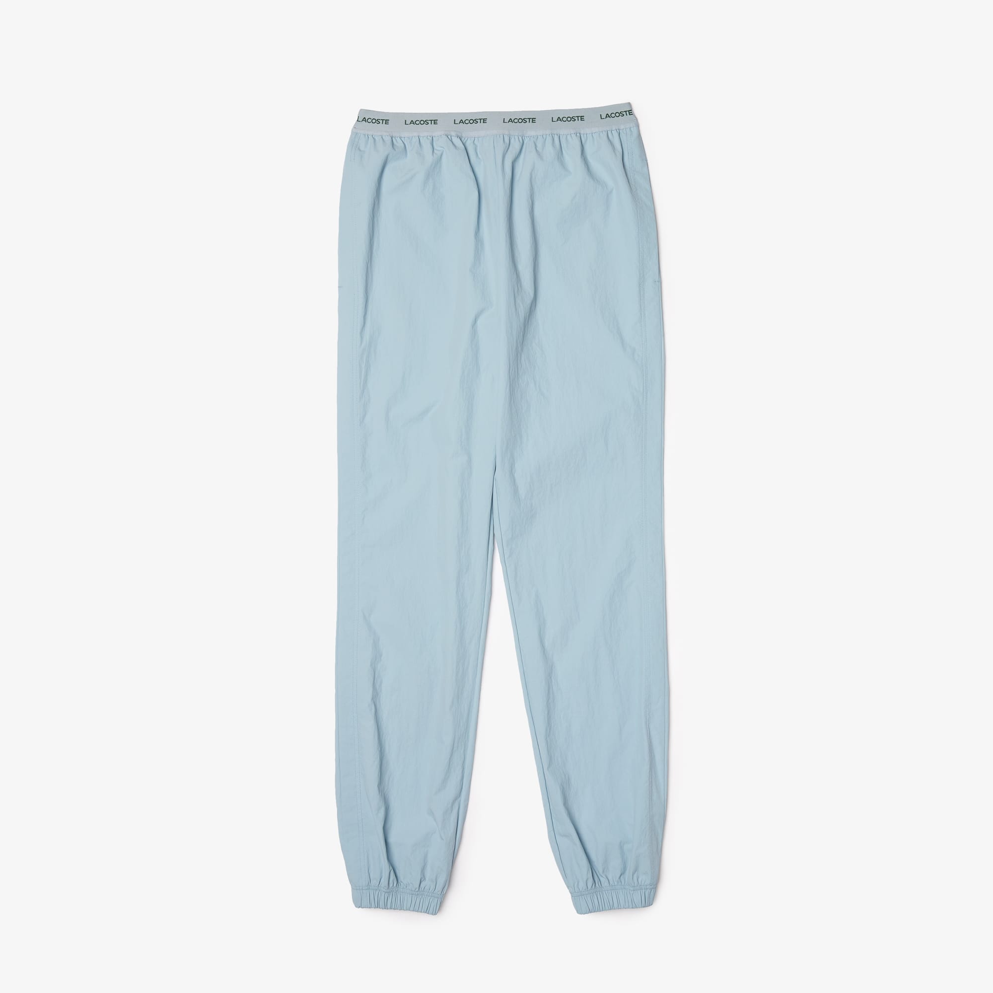 パンツ LACOSTE Women Straight Pants XF9313 525 Blue Women's Flared Monogram Sweatpants - Pants & Leggings - New