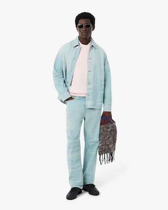 Men's Landscape Crocodile Fleece Sweatshirt