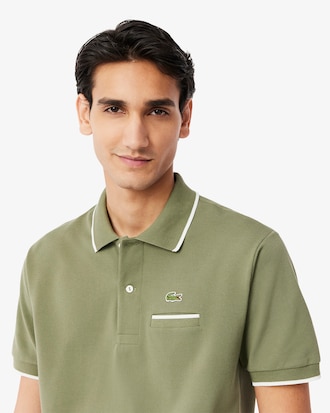 Men's Classic Fit Pocket Accent L.12.12 Polo