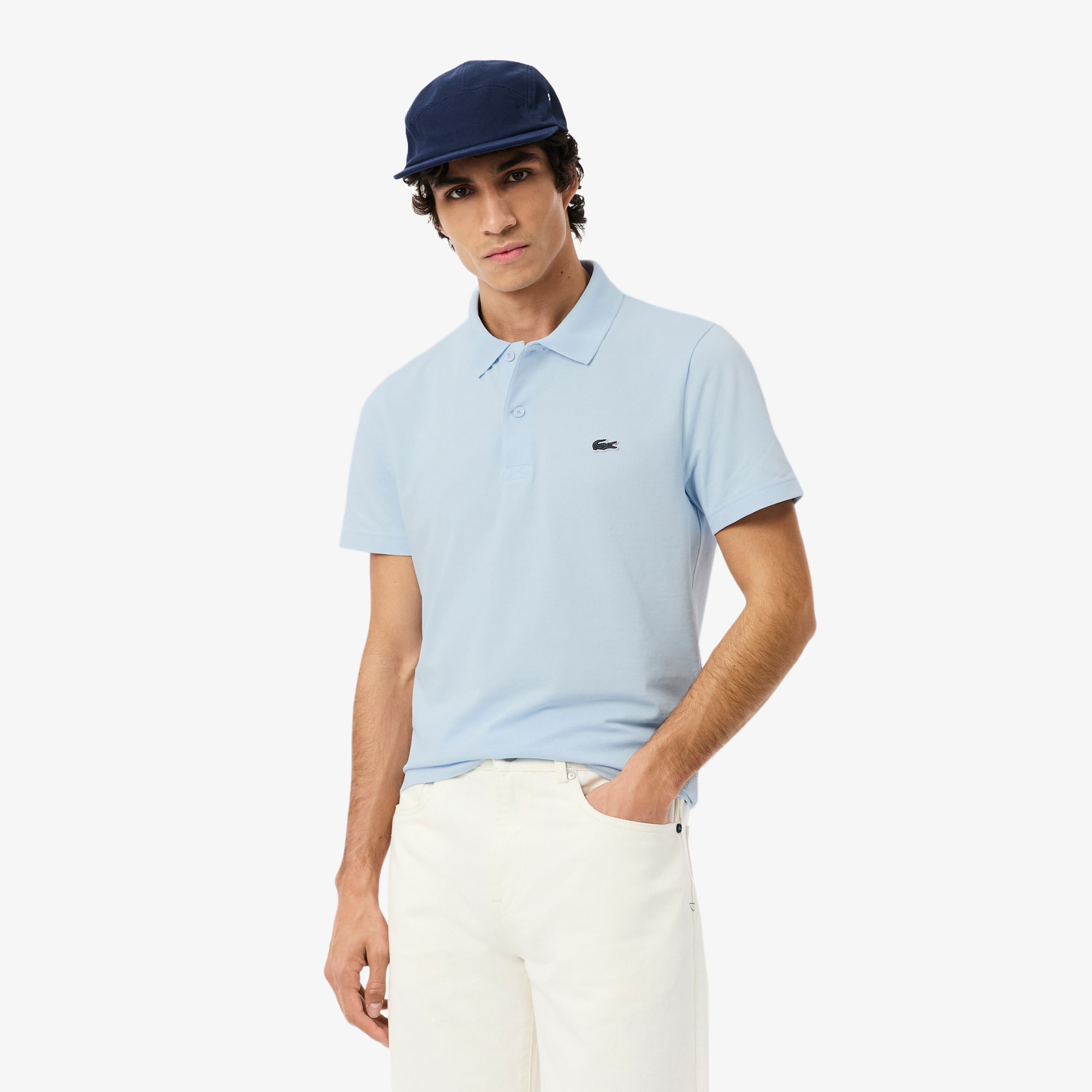 Men's Regular Fit Cotton Blend Polo - Polo Shirts - New In 2026