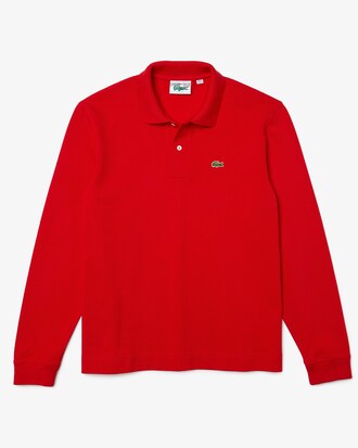 Polo para hombre Lacoste Classic Fit en algod&oacute;n org&aacute;nico