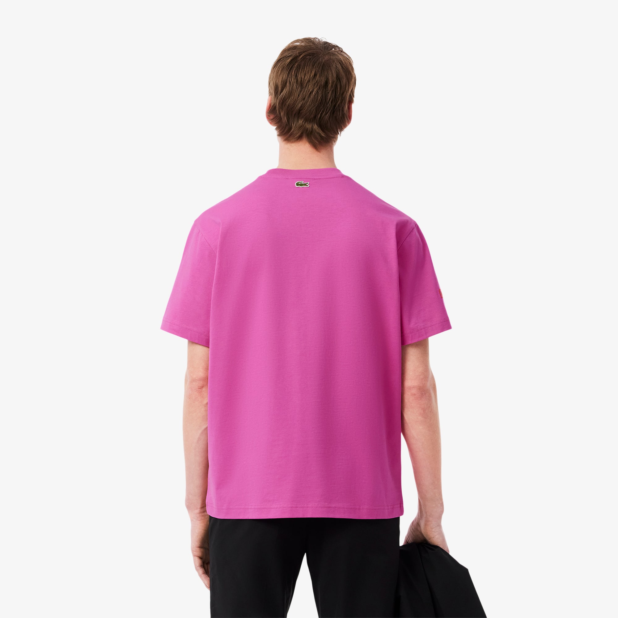 Men's Printed Embroidered Cotton Jersey T-Shirt - T-shirts - New
