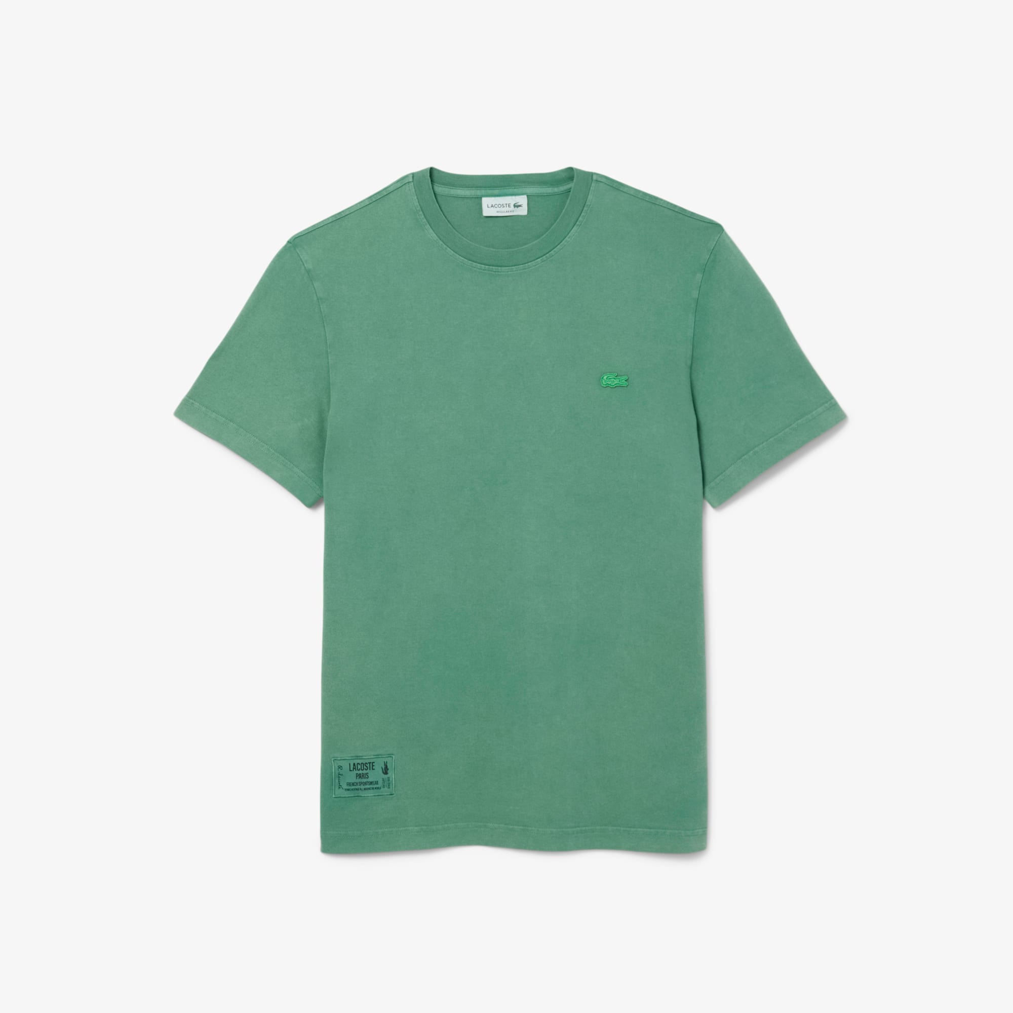 Men's Washed Effect Heavy Jersey T-Shirt - T-shirts - New In