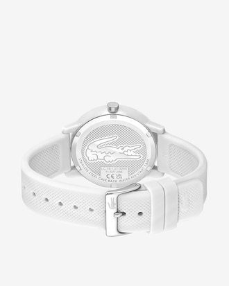 Men’s Lacoste.12.12 White Silicone Strap Watch