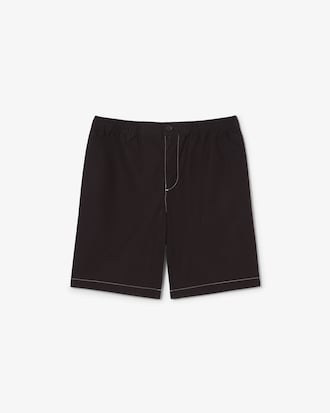 Relaxed Fit Poplin Shorts
