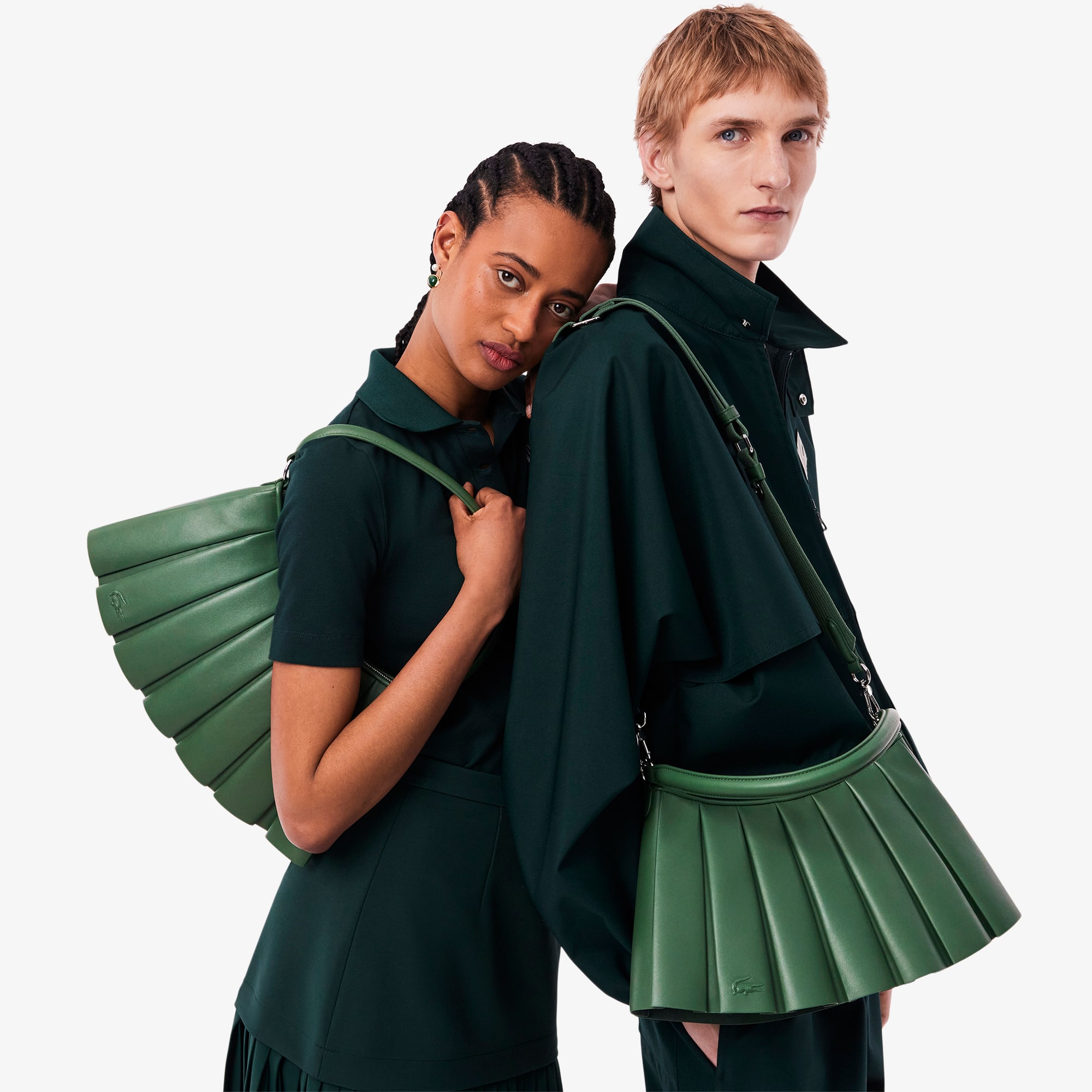 Medium Runway Lenglen Leather Bag - Bags - New In 2025 | Lacoste