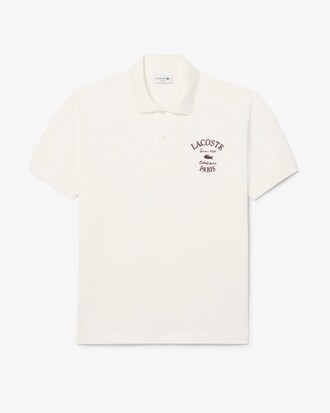 Polo de Petit Piqu&eacute; Bordado de Corte Cl&aacute;sico