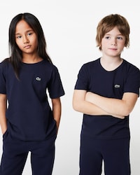 Kids' Crew Neck Cotton Jersey T-Shirt 