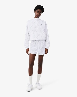 Reflective Print Lined Tennis Shorts