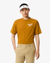 Men's Relaxed Fit Printed Golf T-Shirt