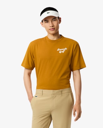 Men's Relaxed Fit Printed Golf T-Shirt