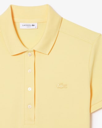 Women's L.12.D Slim Fit Stretch Mini Piqué Polo
