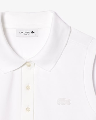 Polo elástico sin mangas L.12.D Slim Fit para mujer