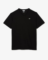 Men’s Tall Fit Ribbed V-Neck Cotton T-Shirt