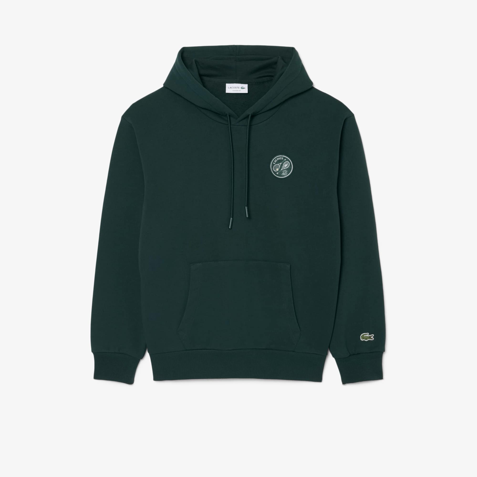 Fleece Badge Hoodie