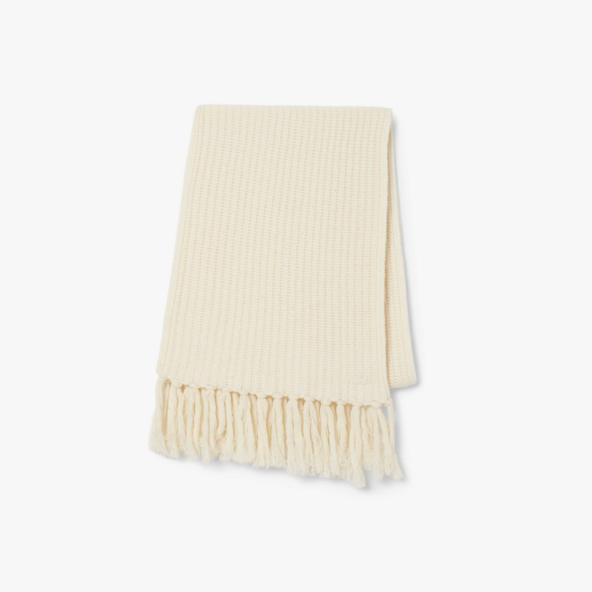 Lacoste Women's Fringed Wool Scarf - One Size