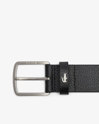 Grained Leather Belt