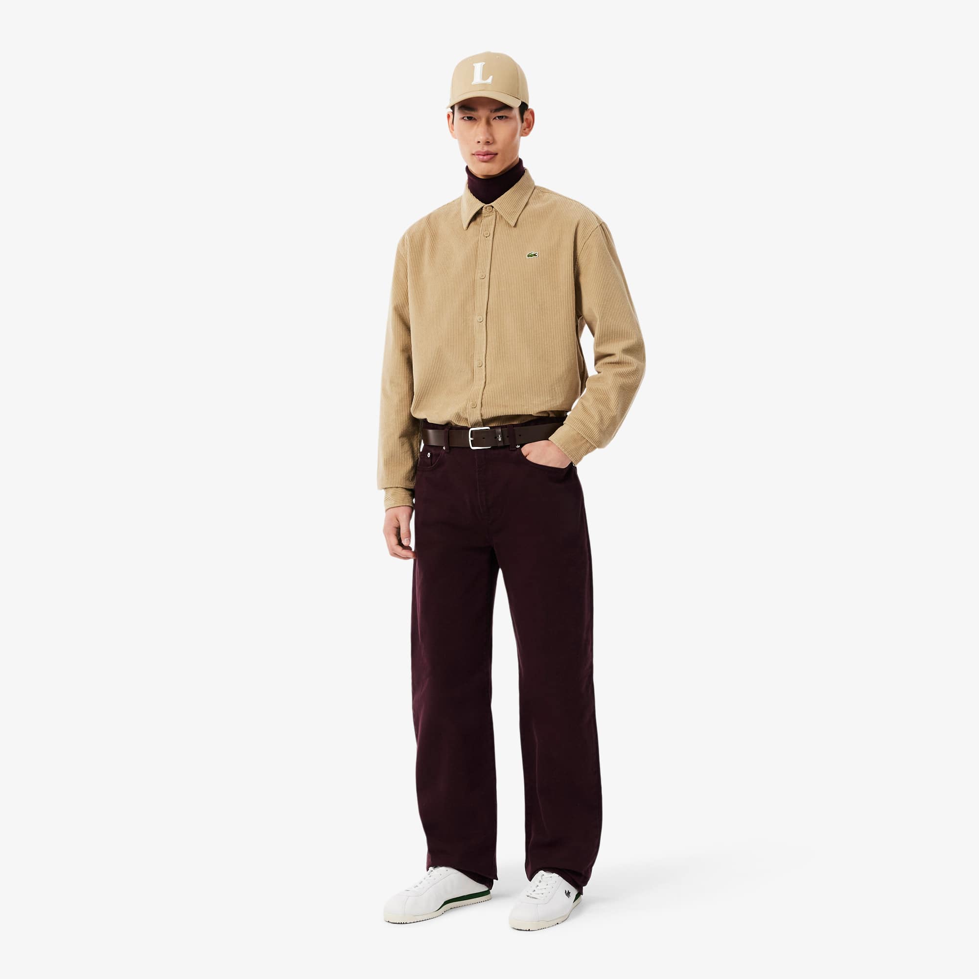 coyseioTシャツ Regular Fit Corduroy Shirt - Button Down Shirts - New In 2026