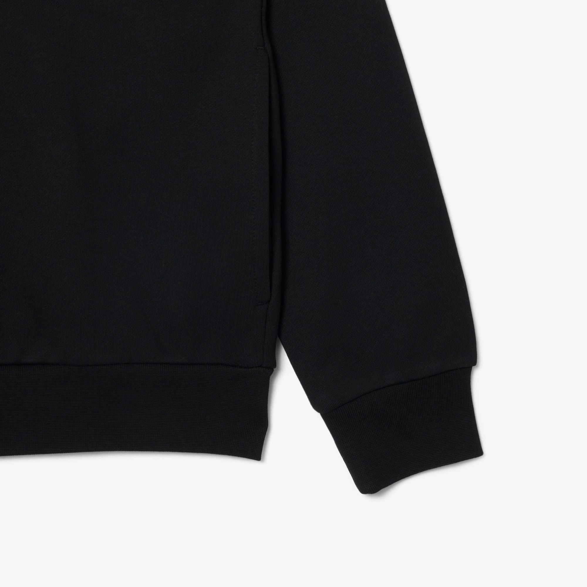 Zipped Cotton Fleece Sweatshirt