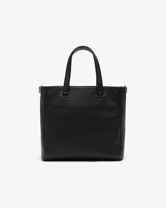 Petit sac cabas &agrave; bandouli&egrave;re Croco Crew en cuir grain&eacute;