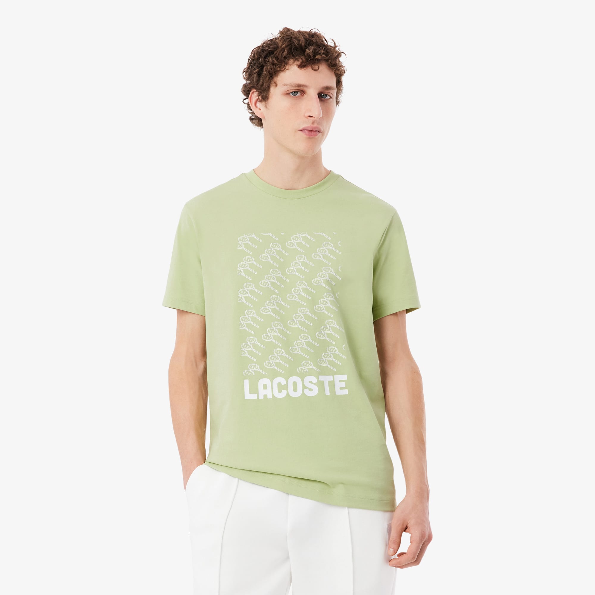 Lacoste Ultra Dry Printed Tennis T-shirt