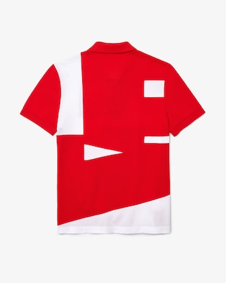 Men&rsquo;s Heritage Regular Fit Print Cotton Piqu&eacute; Polo