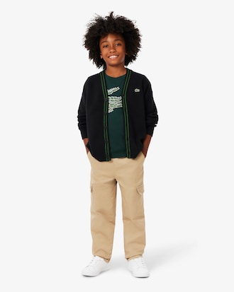 Boys' Crocodile Print Cotton T-Shirt