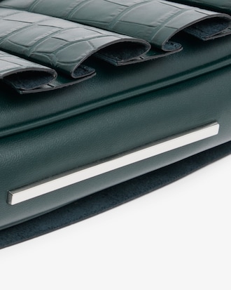 Runway H Lenglen Crocodile Effect Leather Bag