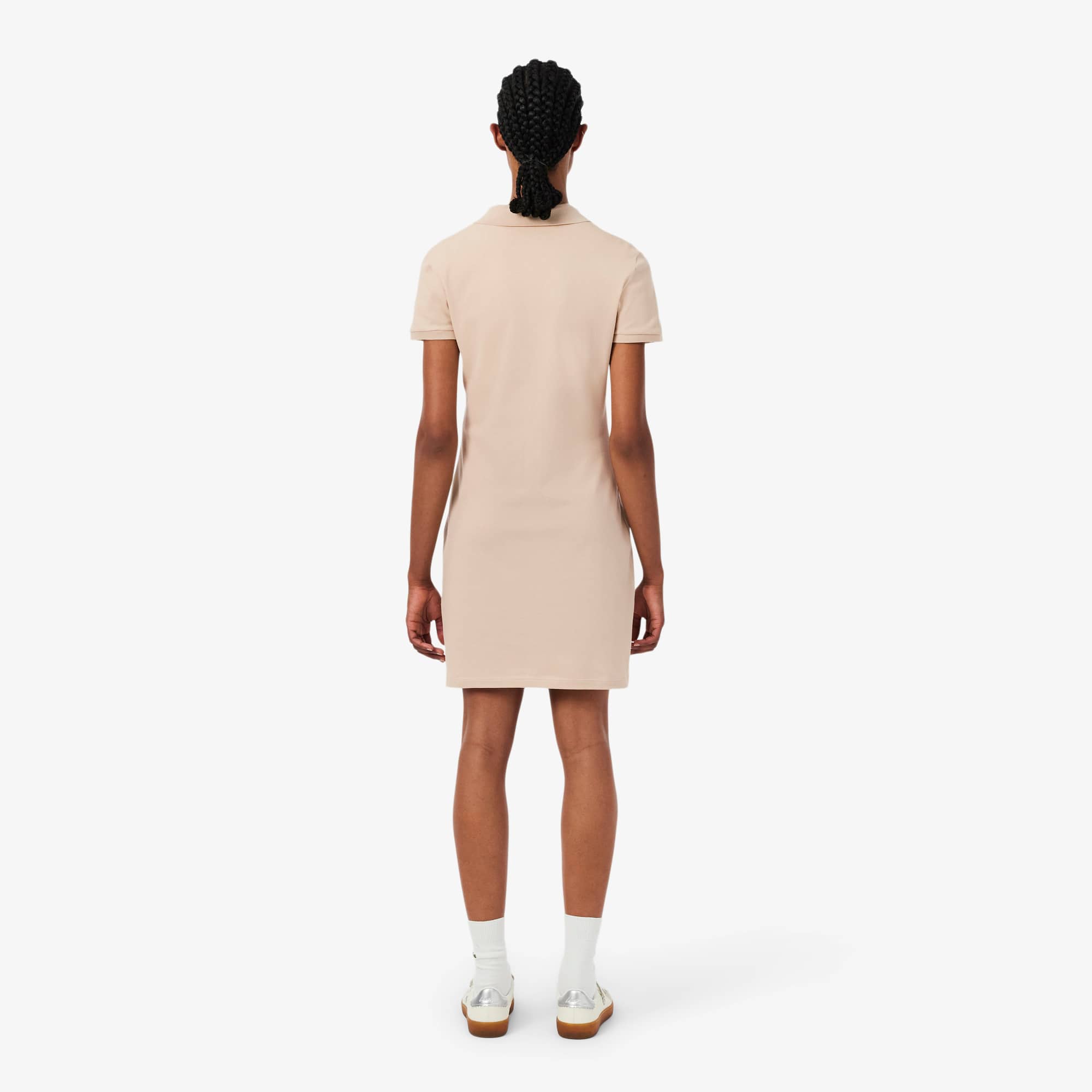 Women's Slim Fit Stretch Mini Piqué Polo Dress