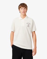 Polo de Petit Piqu&eacute; Bordado de Corte Cl&aacute;sico