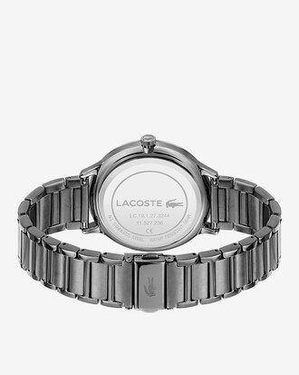 Lacoste Club Multi Watch - Grey With Grey Ip Bracelet