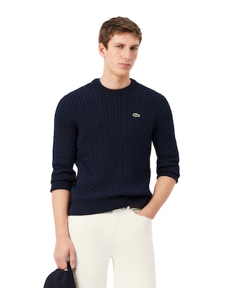 Men's Cable Knit Cotton Sweater