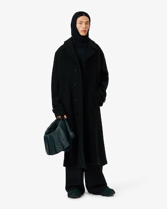 Runway Boiled Wool Coat