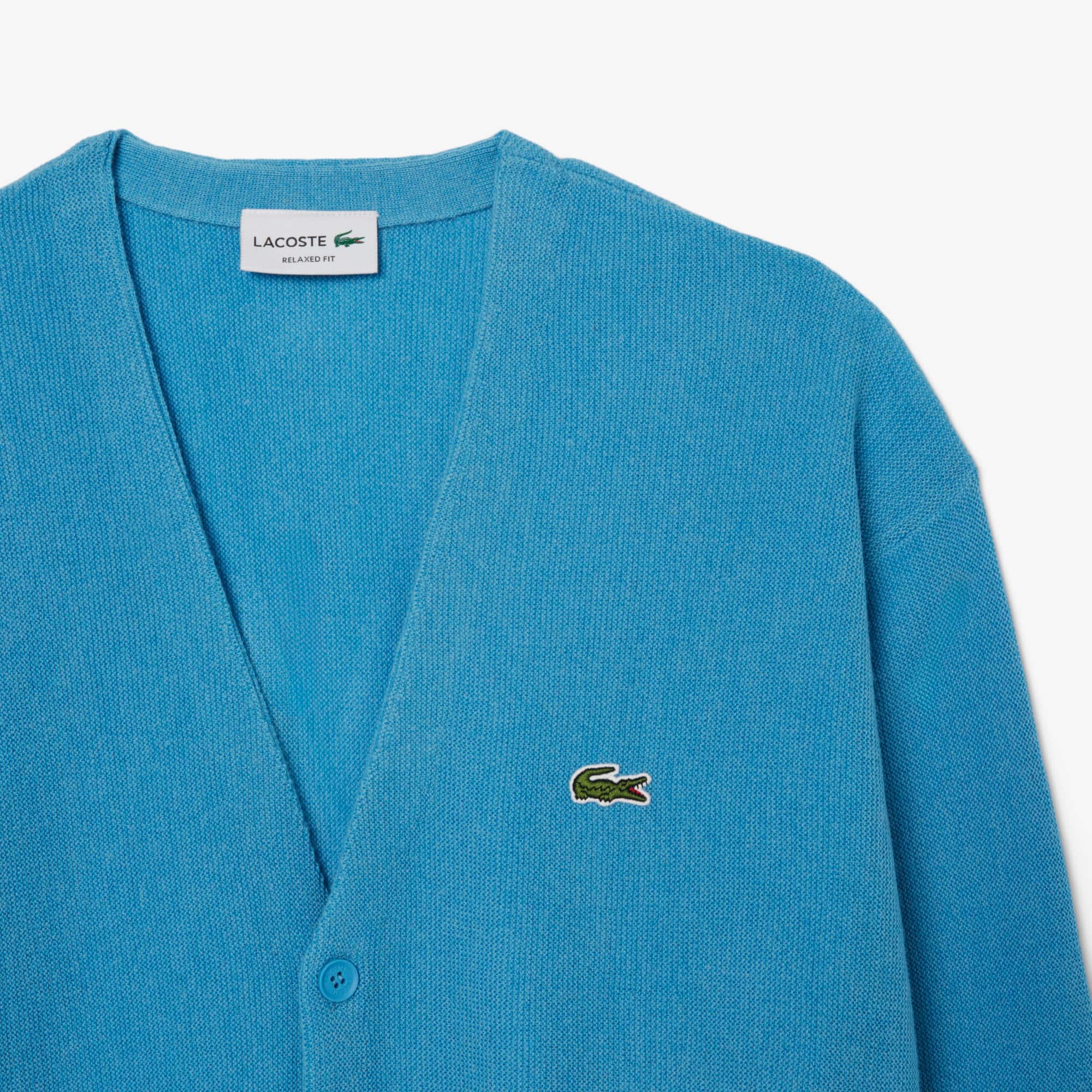 Men's Relaxed Fit Wool Cardigan - Sweaters & Sweatshirts - New In