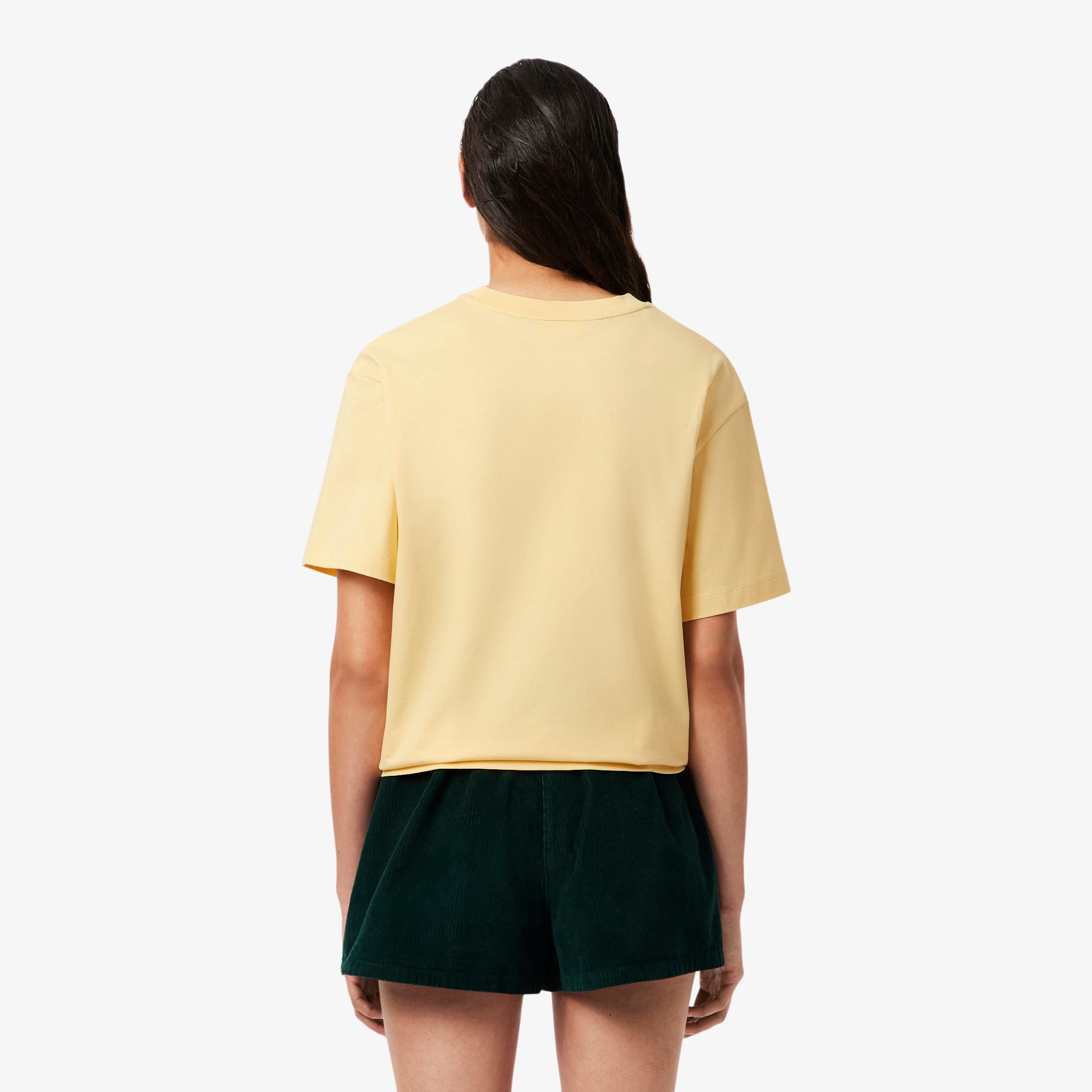 Women's Oversized Short Cut Cotton Logo T-Shirt - All