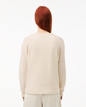Women's Relaxed Fit V-Neck Wool Cardigan