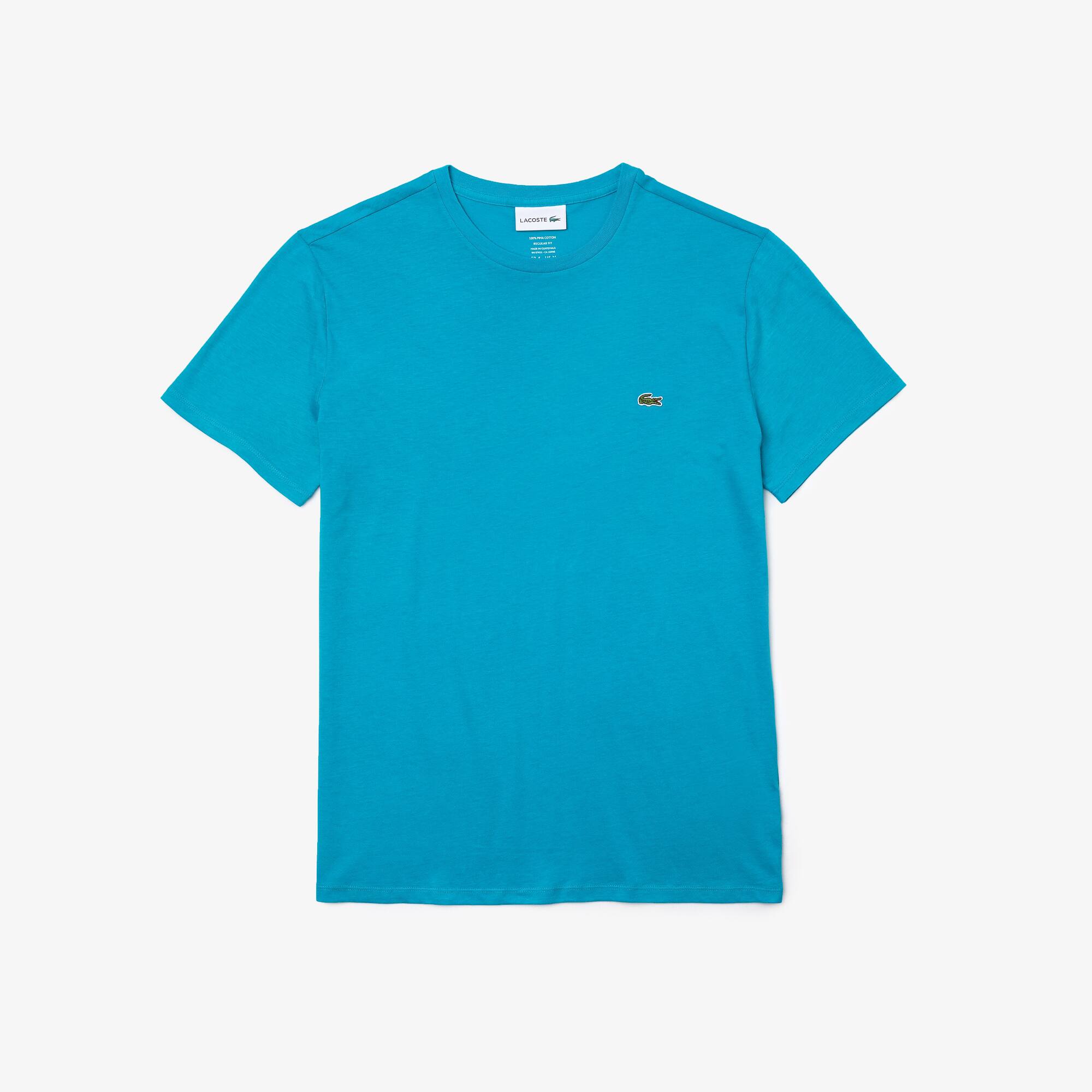 【送料&関税込】Lacoste T-shirt Pima Cotton Th6709 T-shirt Men Lacoste T-shirt Pima Cotton Short Sleeve Crew Neck Tee