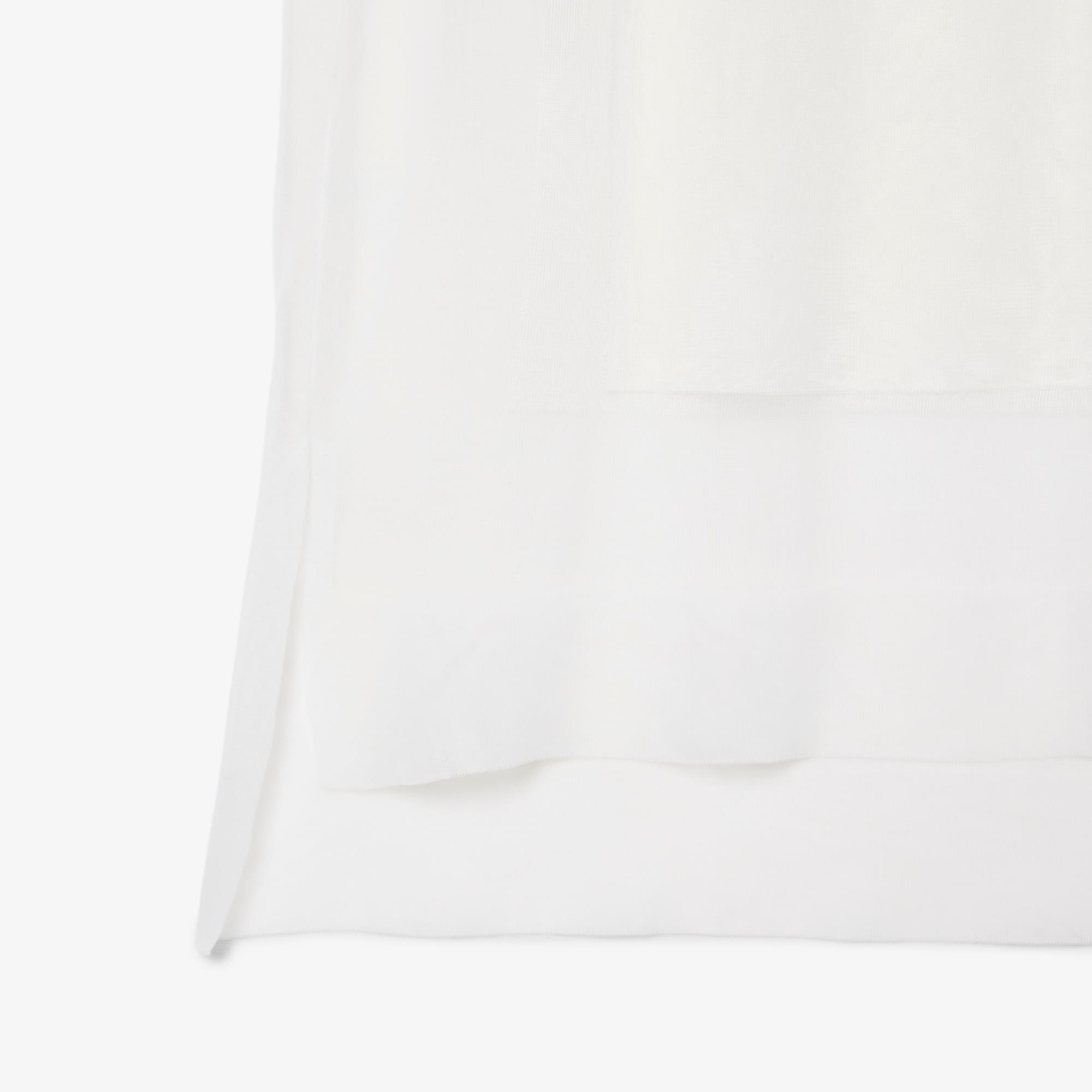 Runway Loose Fit Sheer Knit Piqué Polo Shirt