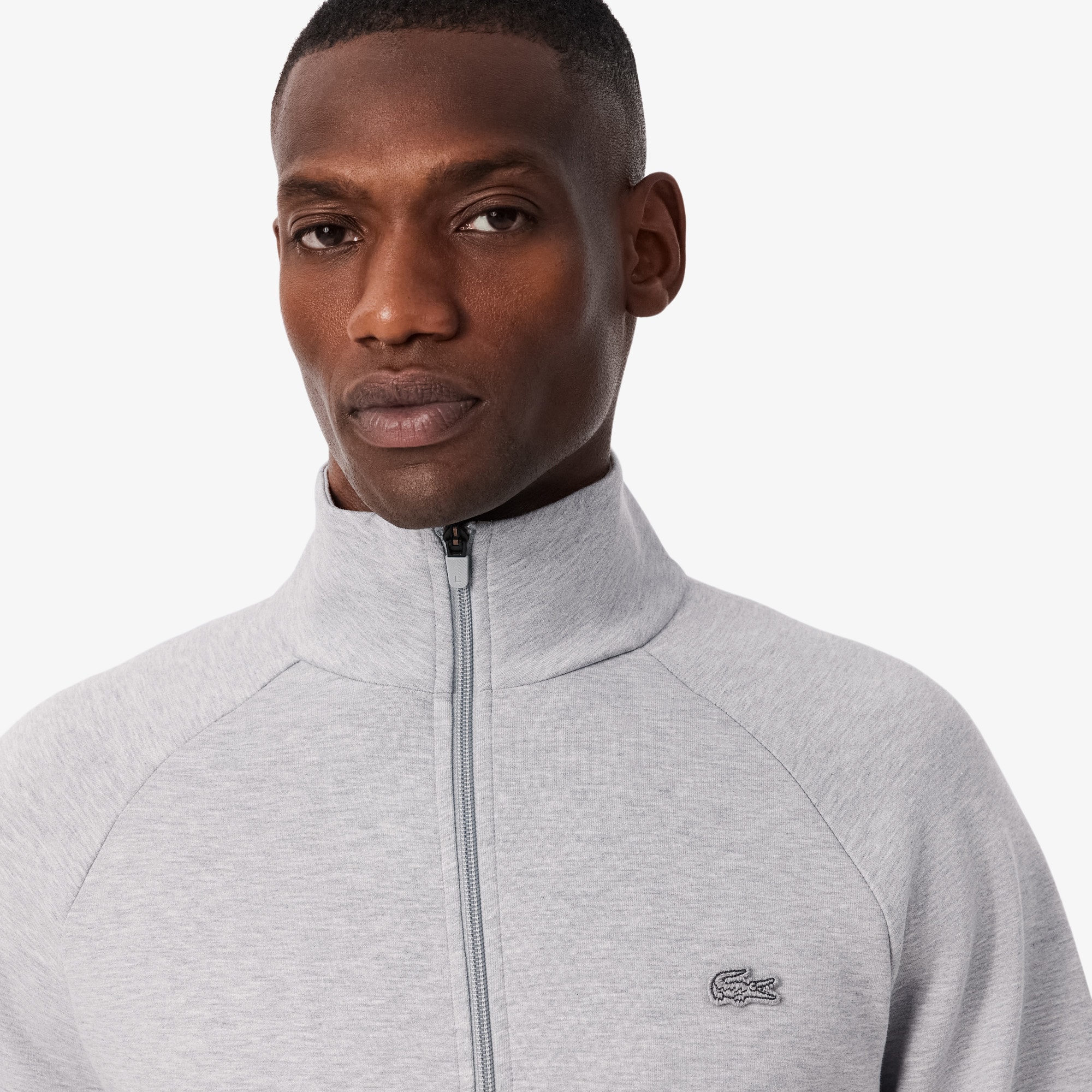 Men's Double Faced Jersey Zip-Up Sweatshirt - Sweaters