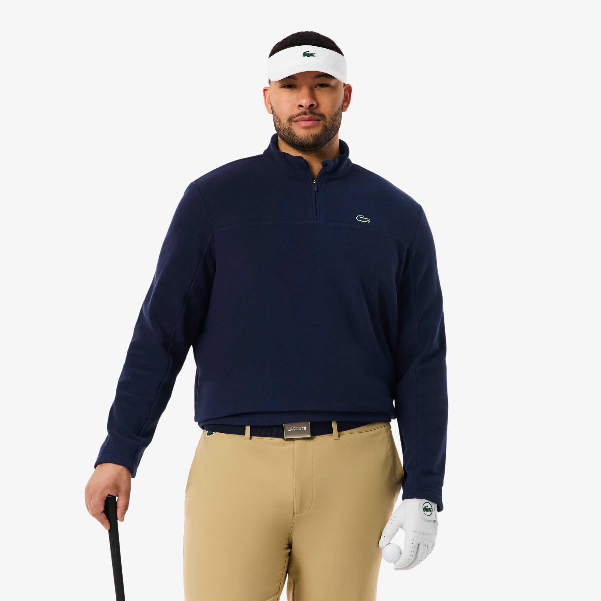 Men's Polar Fleece Quarter-Zip Golf Top - Sweaters & Sweatshirts