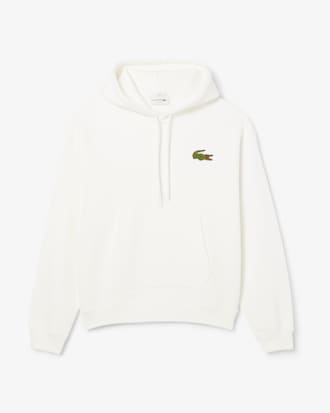 Unisex Loose Fit Badge Accent Hoodie